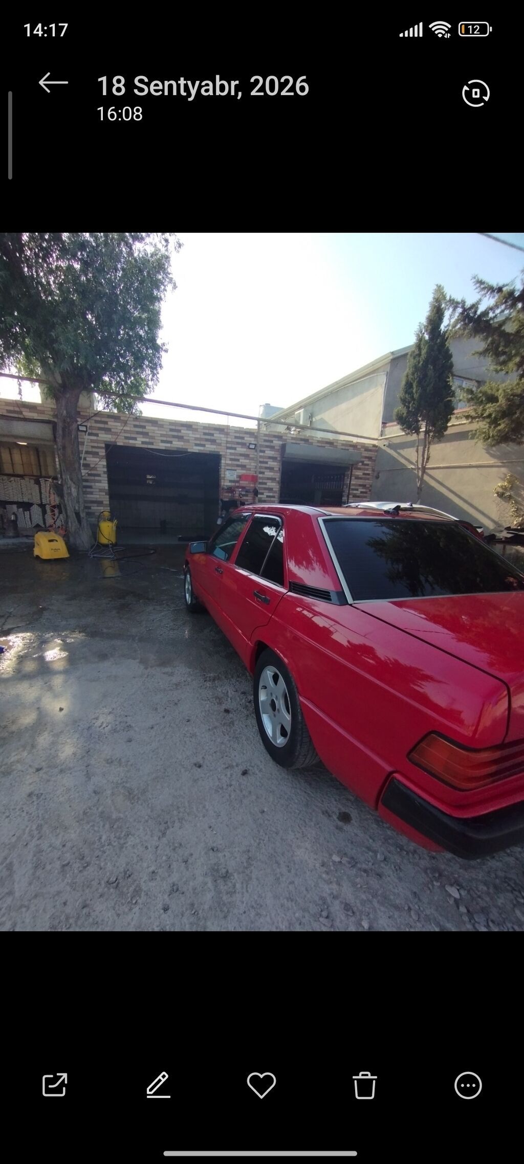 Mercedes-Benz 190 (W201): 2 l 1992 il Sedan 99-MM-378 — Avtomobillər, Bakı (2)