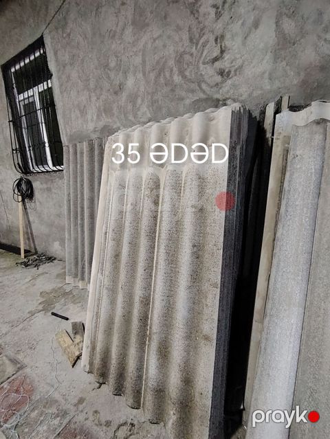 Şifer dam örtüyü – 35 ədəd Məhsul təsviri: - Dalğalı şifer lövhələr — Digah