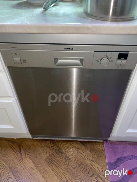 Siemens qabyuyan maşın – tam ölçülü, inox (paslanmayan polad) ön — Masazır