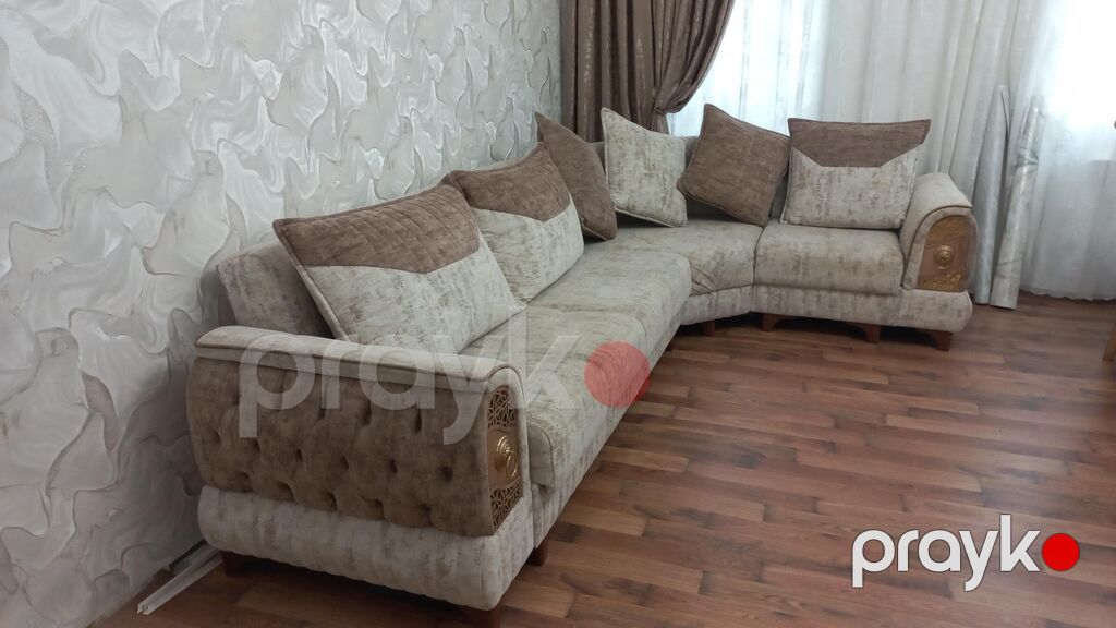 Künc divan 670 Azn.Bazalıdır, açılır yataq olur.küncləri dəyişir. Yeni — Divanlər, Digah (2)