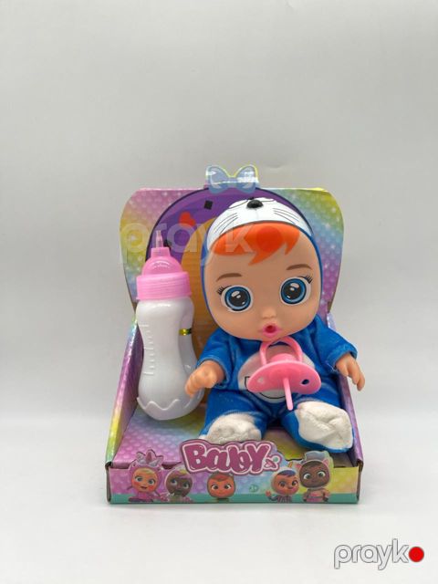 Kukla dəsti Cry Babies P-28, rezin, 20 sm, 3 yaş — Bakı