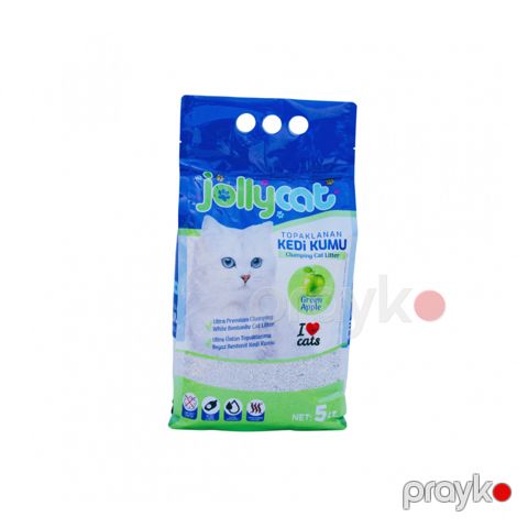 Pişik tualeti üçün doldurucu JollyCat Bentonite Clumping Litter Apple — Bakı