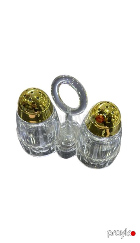 Duzqabı dəsti ASM SL1008, 2 əd, şəffaf/qızılı — Bakı