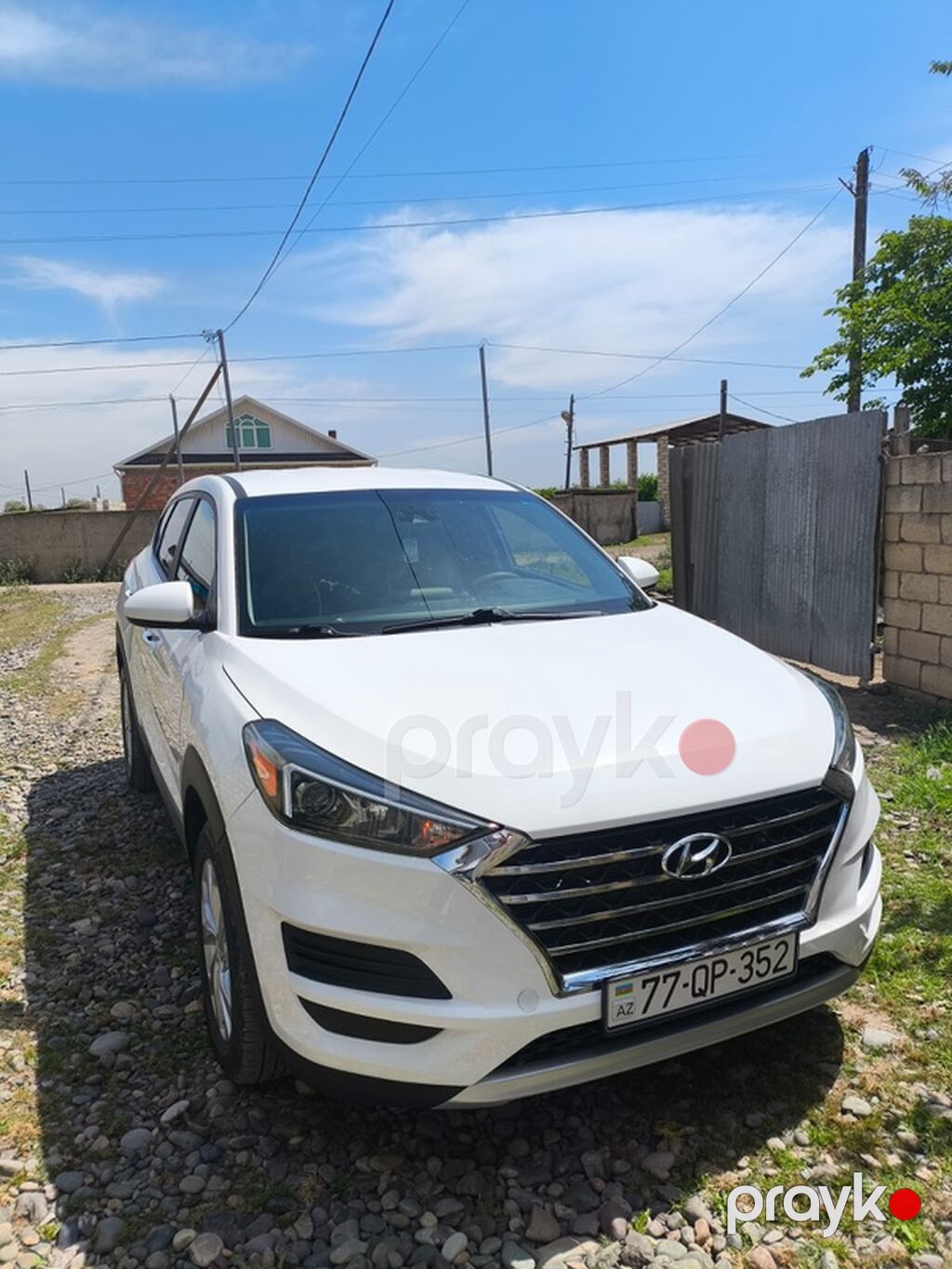 Hyundai Tucson – ağ rəngli, şəhər və kənar səfərlər üçün universal 77-QP-352 — Avtomobillər, Masazır (2)