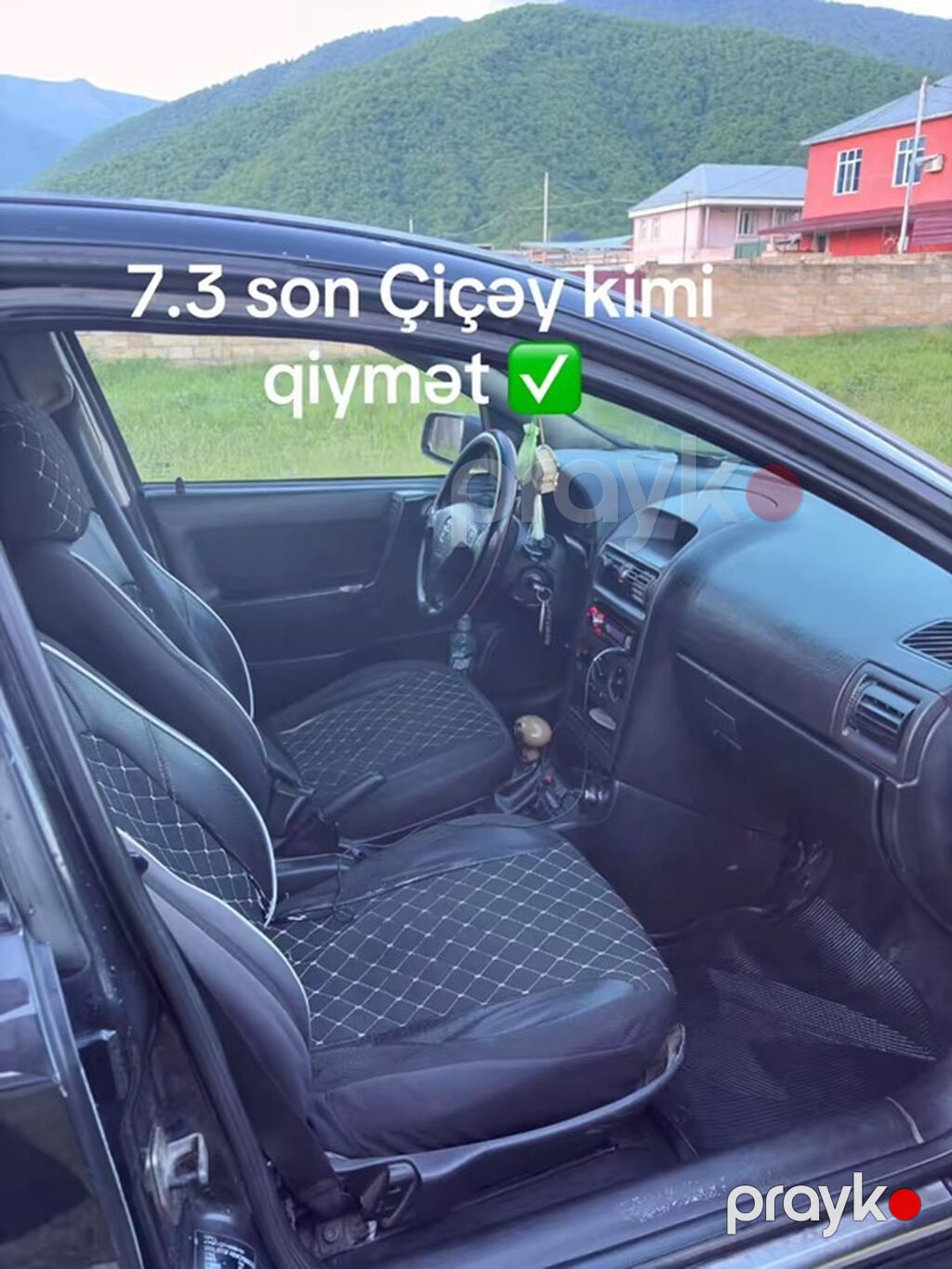 Opel Astra: 2 l 1998 il 200000 km Sedan 99-MK-305 — Avtomobillər, Qax (6)