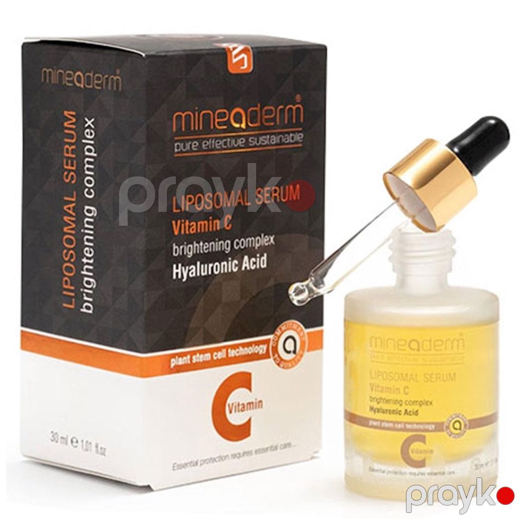 Zərdab Mineaderm Liposomal Serum Vitamin C Brightening Complex yaşlanma və ləkə əleyhinə nəmləndirici 30 ml — Mallar, Bakı
