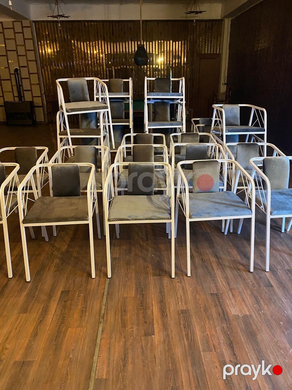 Tələbə/konfrans üçün yazı stolçalı oturacaqlar - Model: Armrestli — Stullar, Bakı (8)