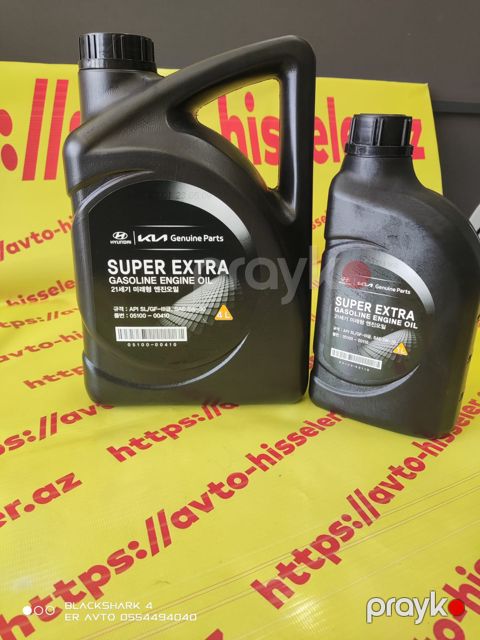 Motor yagı 05100-00410 5W-30 super extra 4LT — Bakı