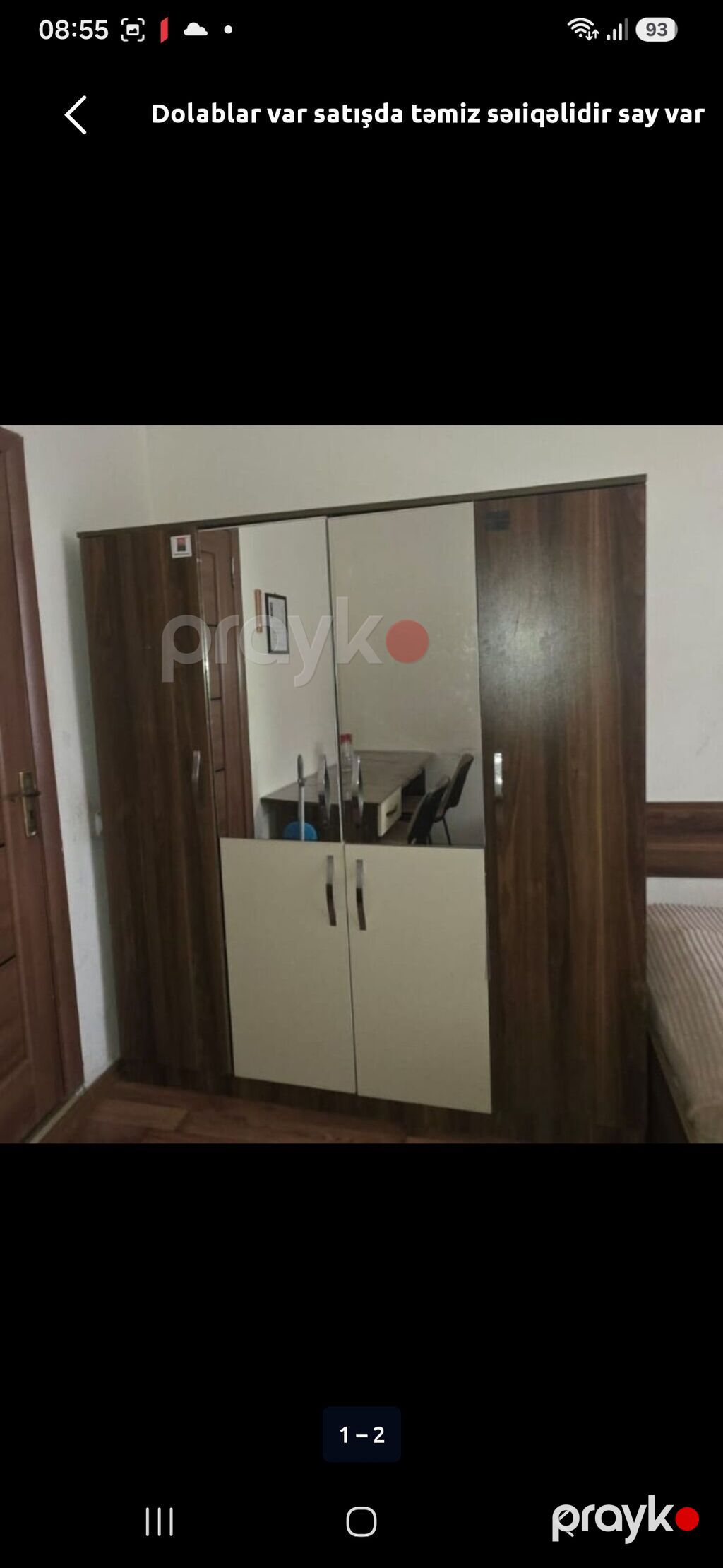 Metall çarpayı – tək nəfərlik - Karkas: qalın profilli metal — Yataqlar, Bakı (3)