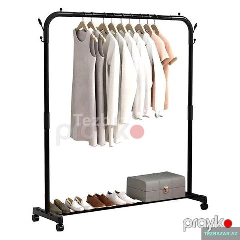 Təkərli Geyim Asılqanı – Premium Keyfiyyət — Bakı