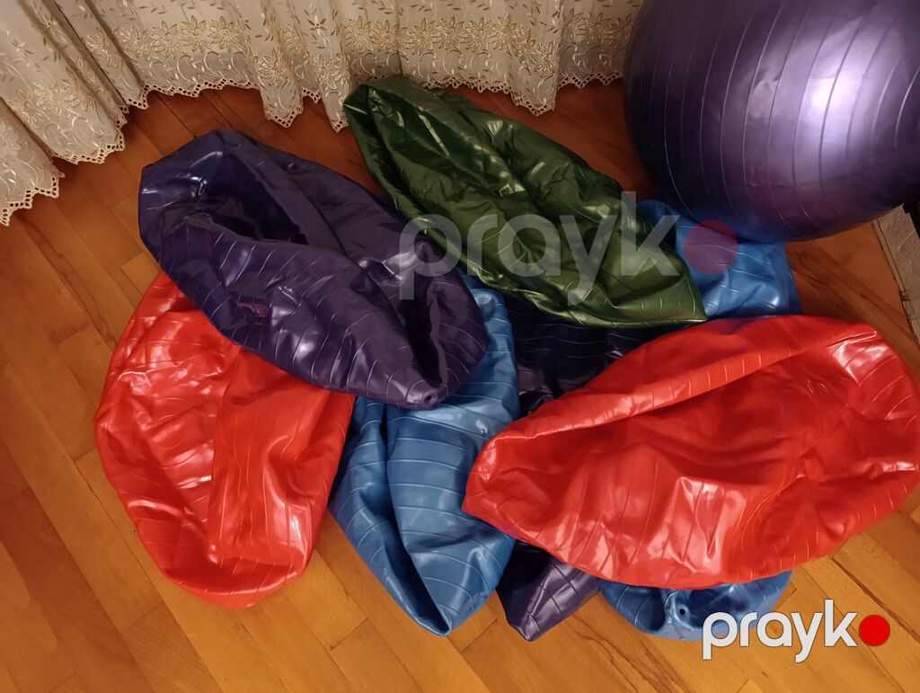 Fitnes plates topu. 65 sm lik olmalidi. 7 eded topdu tek tek 10 manata — Digər, Bakı (2)