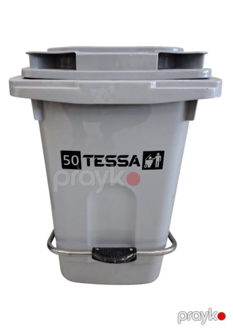 Zibil çəni Tessa, plastik, boz, 50 l — Bakı