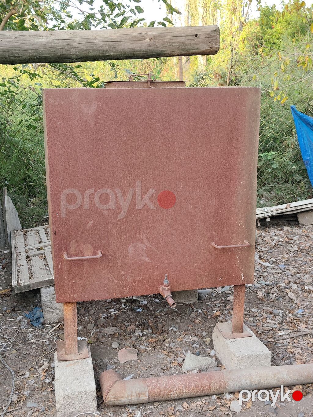 Bak, Metal, 1000 l l, İşlənmiş — Su çənləri, kanisterləri, bochkalar, İmişli (2)