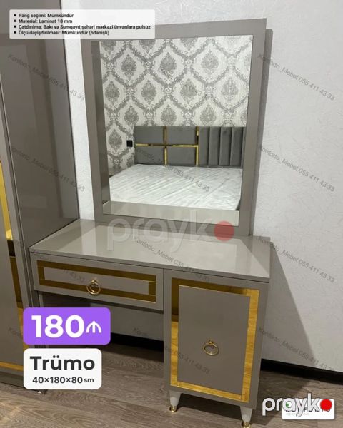 Trümo – 40×180×80 sm - Rəng seçimi: mümkündür - Material: laminat 18 — Bakı