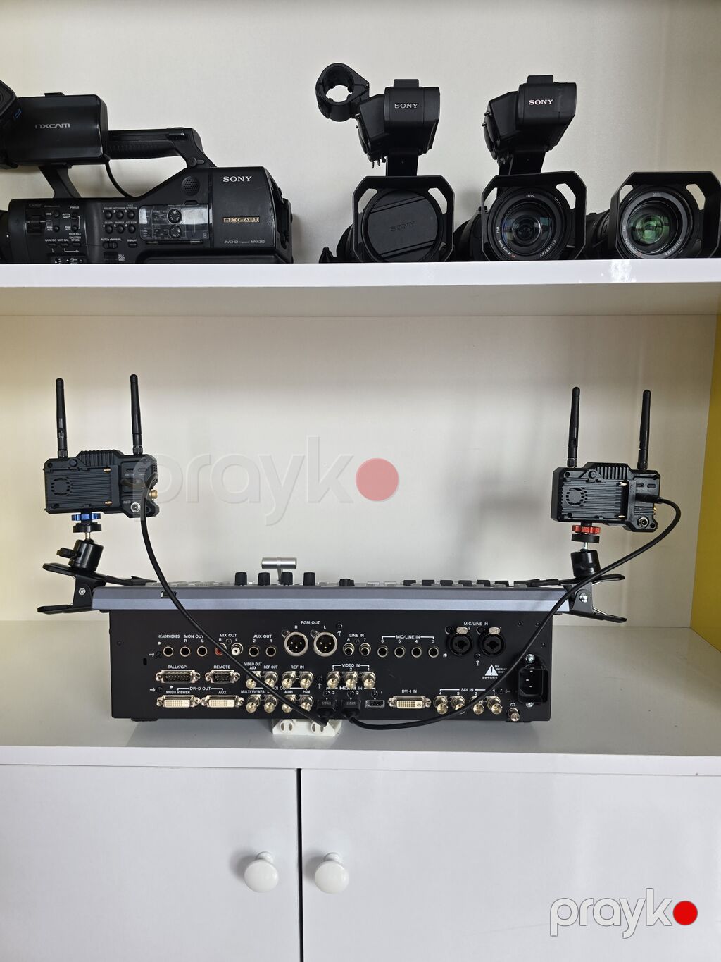 Sony MCS-8M Tam etibarlı və güvənli 7 kanallı 4 SDİ/3HDMİ HD PTS — Studiya və konsert üçün, Şəki (6)