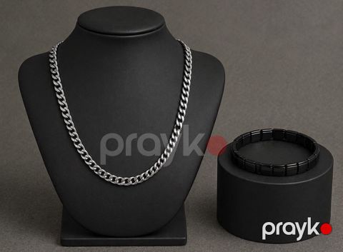 Bijuteriya dəsti boyunbağı və qolbaq krm12 — Bakı