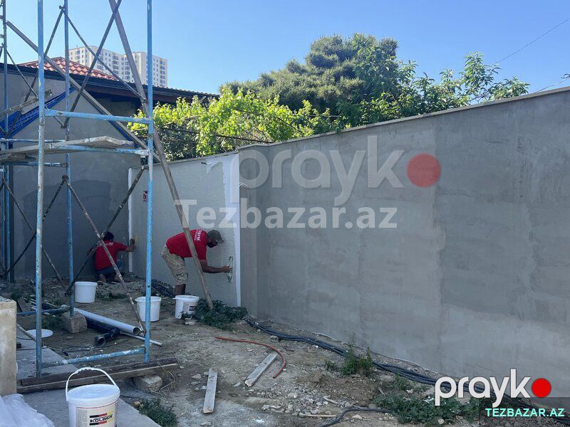 Fasad İşləri – Tarsofka və Silikonlu Boya — Fasad işləri, Bakı (7)