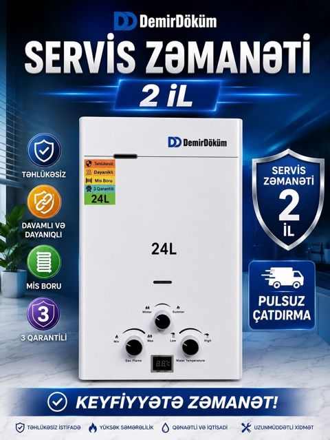 Pitiminutka Yeni, Kredit yoxdur, Pulsuz çatdırılma, Rayonlara çatdırılma — Elnur — Water heaters