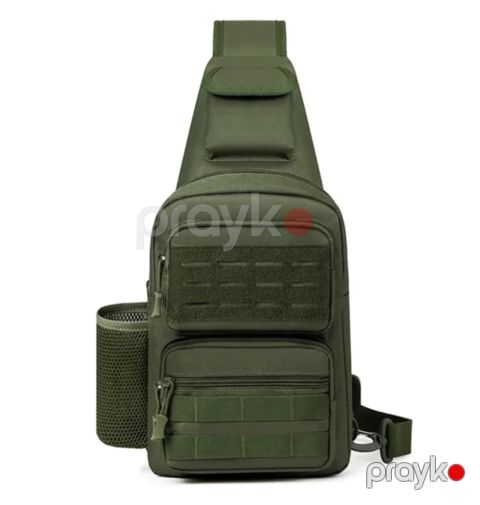 Kişilər üçün çanta V308, suyadavamlı parça, yaşıl — Bakı