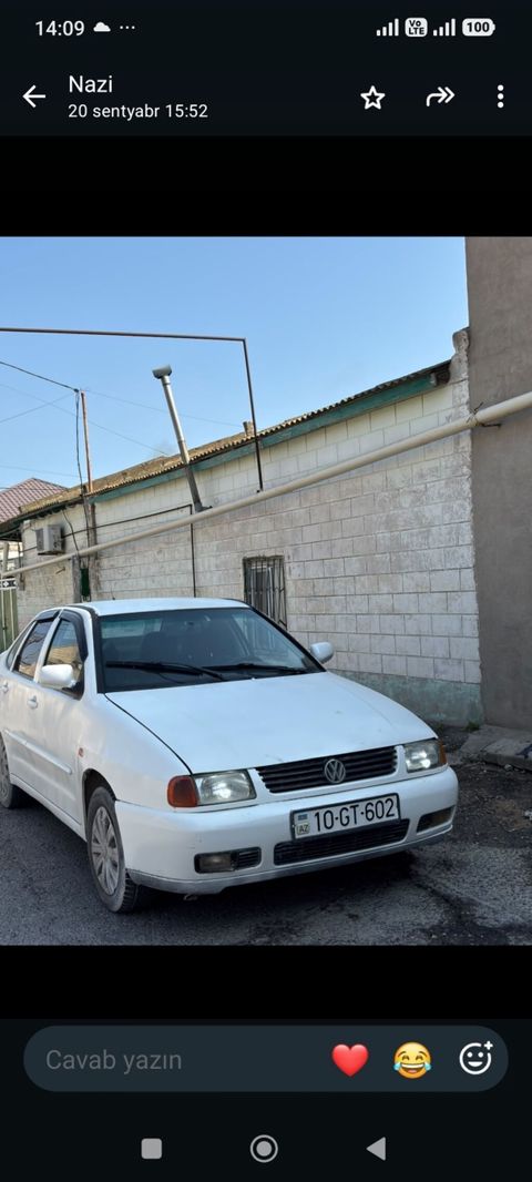 Volkswagen Polo Classic – ağ rəng, sedan kuzov. Xüsusiyyətlər: - 4 — 3 500 ₼ · Bakı, Nərimanov · Avtomobillər Volkswagen Polo Classic – ağ rəng, sedan kuzov. Xüsusiyyətlər: - 4 — Bakı