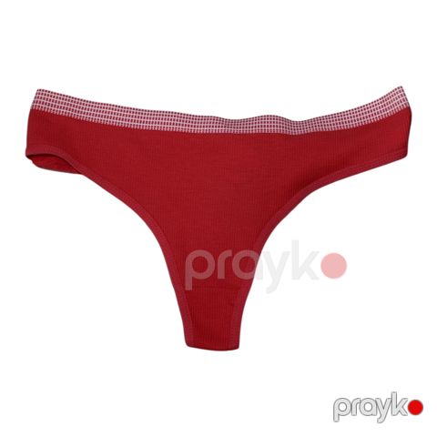 Strinqlər, qırmızı, pambıq/spandeks, ölçü XL — Bakı