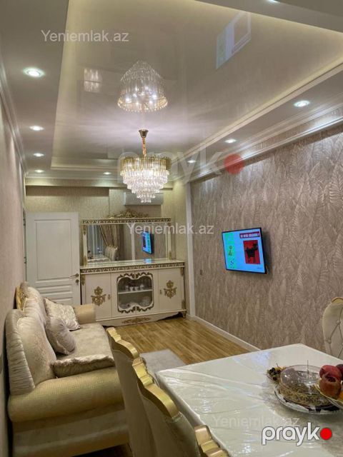 Satılır 3 otaqlı Bina evi menzil (Yeni tikili), 90 m², Xətai rayonu — Bakı