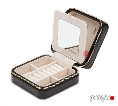 Bəzəklər üçün orqanayzer VM283, 6x12x13.2 sm, güzgü ilə, qara — Bakı