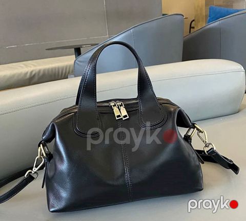 Qadınlar üçün çiyin çantası FB1731, təbii dəri, qara — Bakı