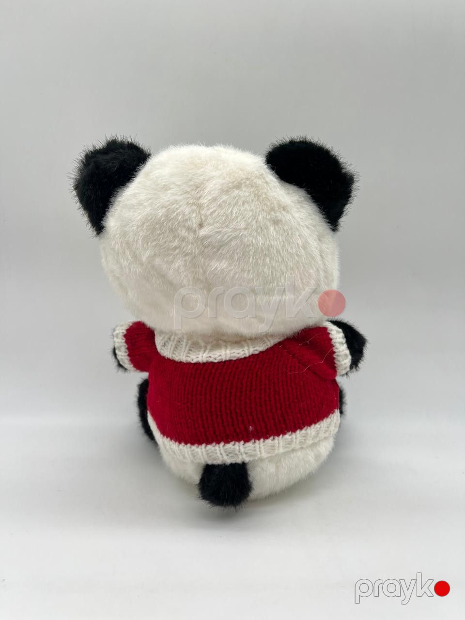Yumşaq oyuncaq Panda, peluş, ağ/qara/qırmızı, 20 sm — Yumşaq oyuncaqlar, Bakı (2)