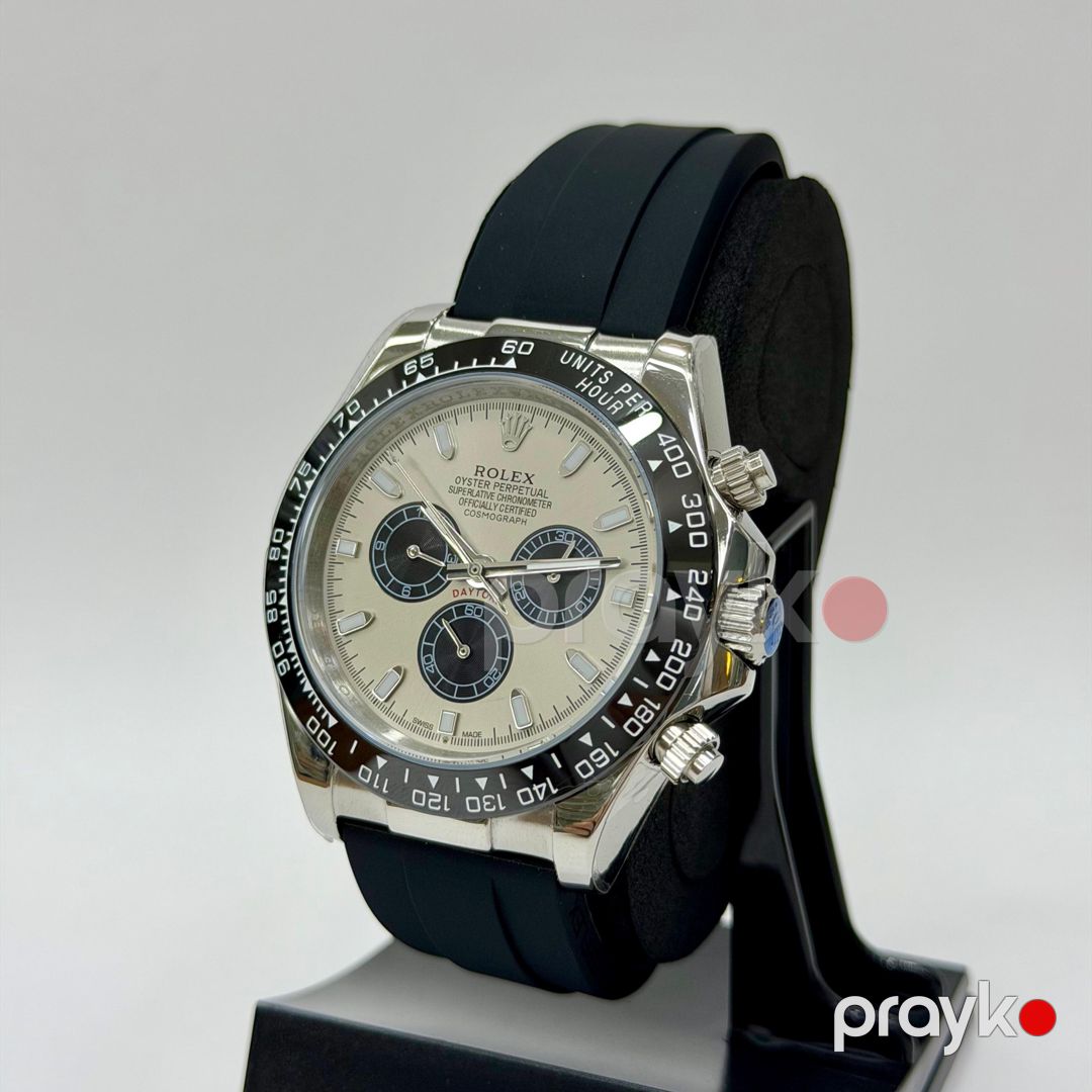 Qol saatı kişilər üçün No Brand Daytona RX_1909, qara/boz — Mallar, Bakı (3)