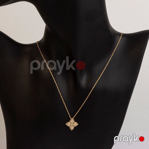 Boyunbağı qadınlar üçün Azgold_10105, qızıl 585 əyar — Bakı
