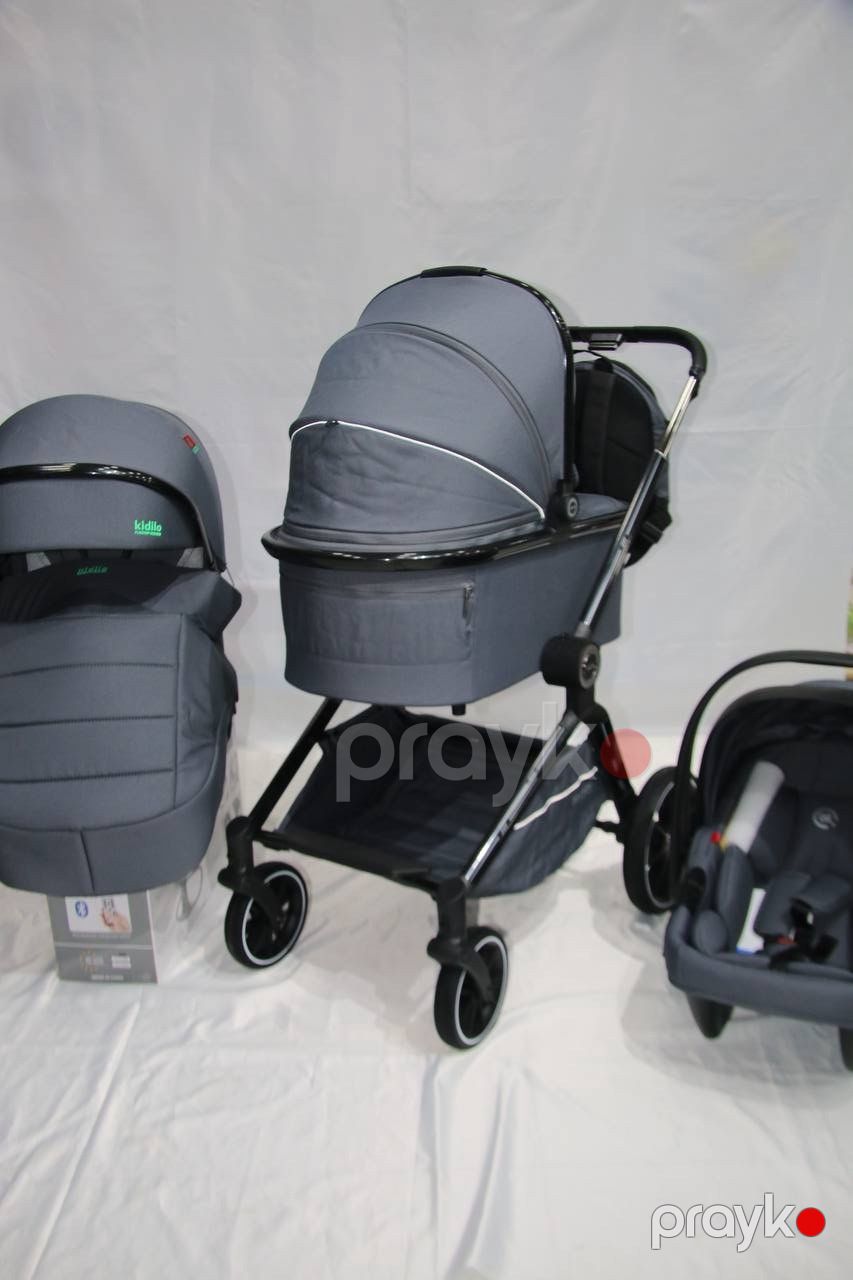 Uşaq arabası Kidilo H9-2 Dark grey — Mallar, Bakı (3)
