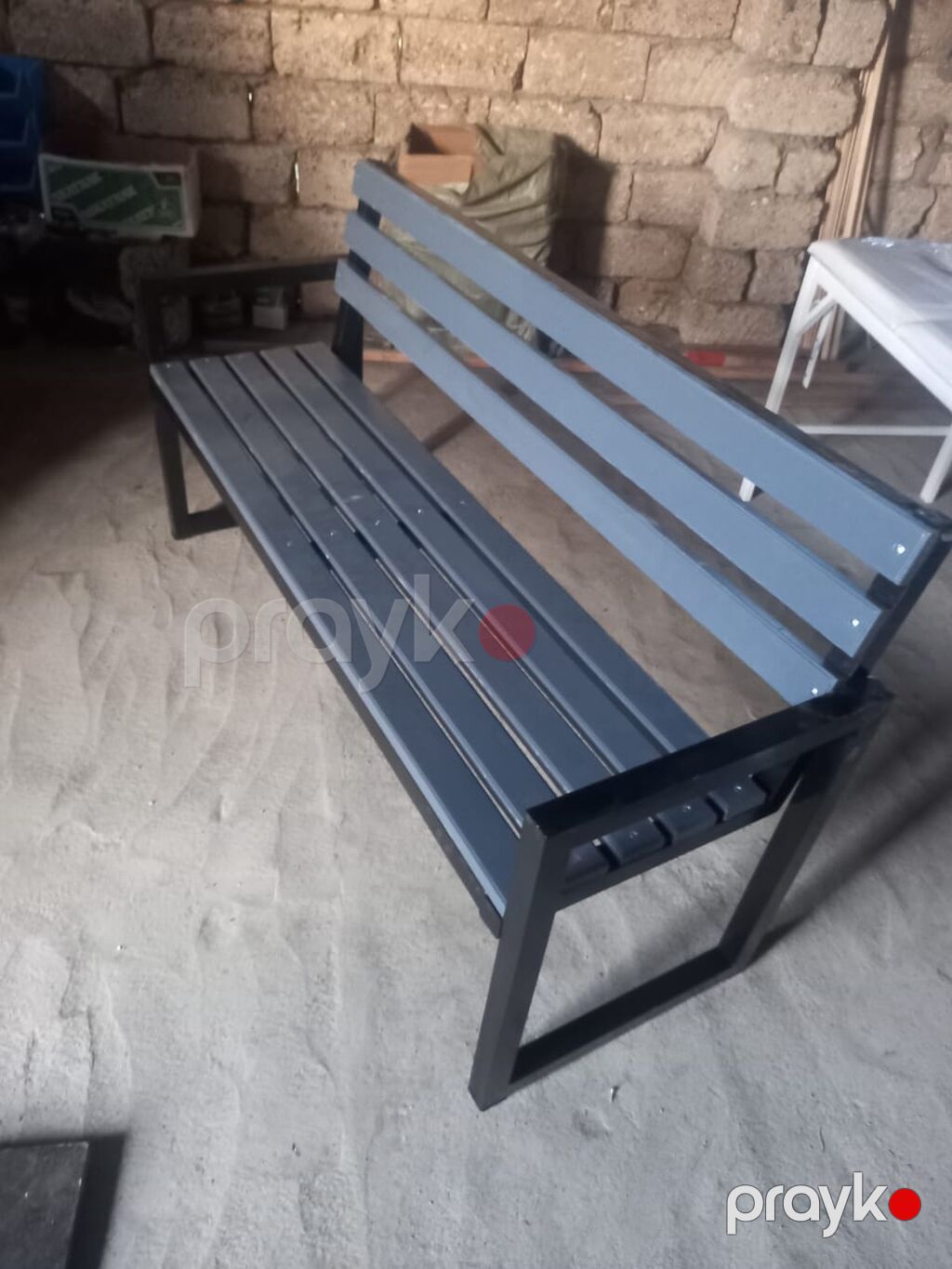 Metal konstruksiyalı skamya - Güclü metaldan qayrılmış karkas — Skamyalər, Bakı (3)