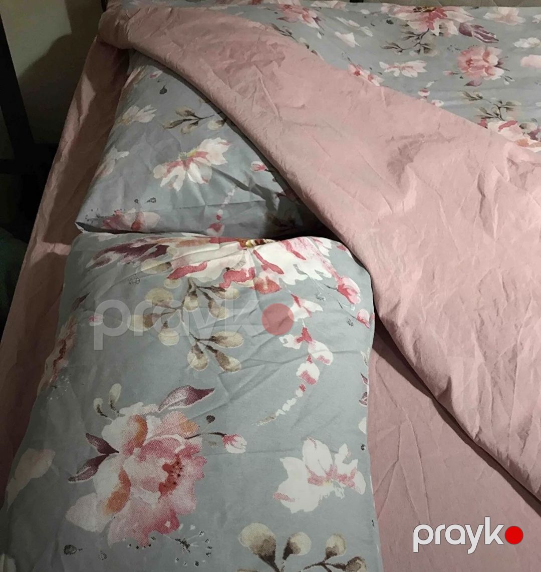 Yataq dəsti 5404, yorğan üzü 200x220 sm, mələfə 160x200 sm, yastıq üzlər 50х70 sm, pambıq — Mallar, Bakı (2)