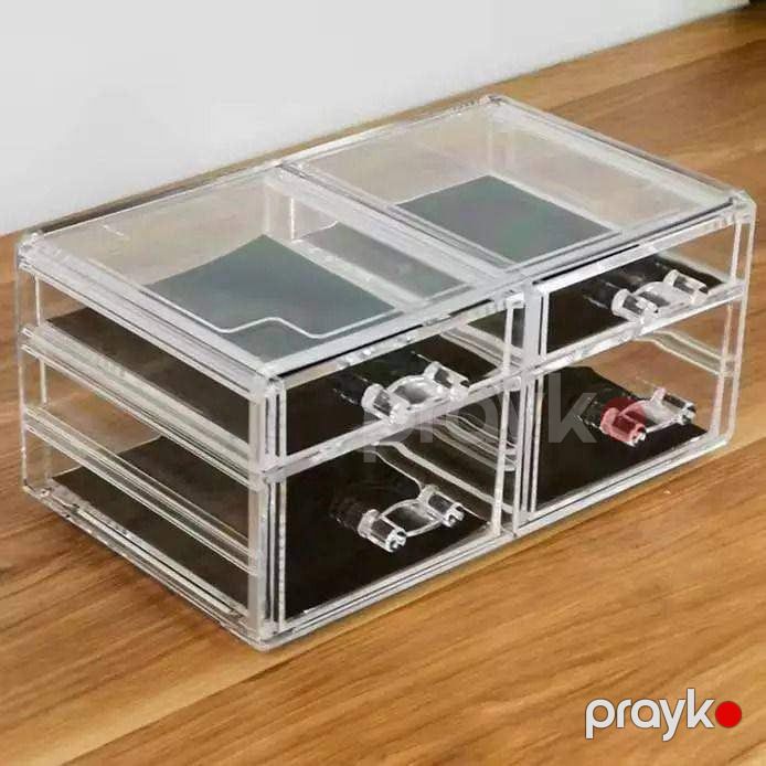 Bijuteriya orqanayzeri FenEx Home B60 4 siyirməli 2 ədəd şəffaf 12x7.15x6.75 sm - FenExOrg60x2 — Mallar, Bakı (2)