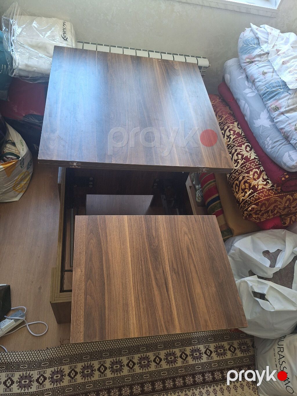 Jurnal masası, İşlənmiş, Transformer, MDF, Dördbucaq masa — Masalar, Sumqayıt (3)