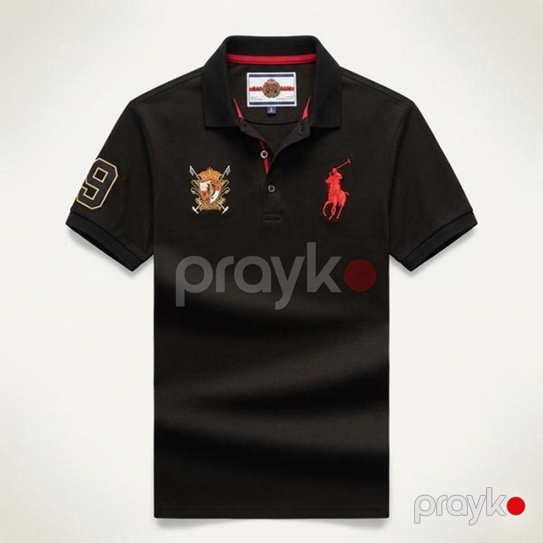 Polo kişilər üçünEB_1391, qara, pambıq, ölçü 3XL — Mallar, Bakı (2)