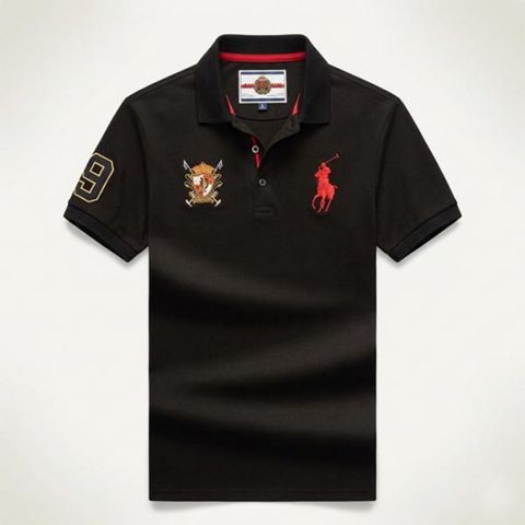 Polo kişilər üçün 57-1391, qara, pambıq, ölçü XL — Bakı