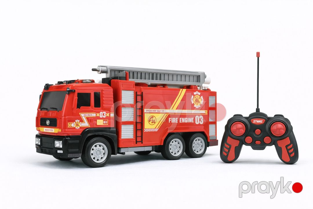 Radio ilə idarə olunan maşın Fire Fighting Truck 1:24, qırmızı, 3+ yaş — Mallar, Bakı (2)