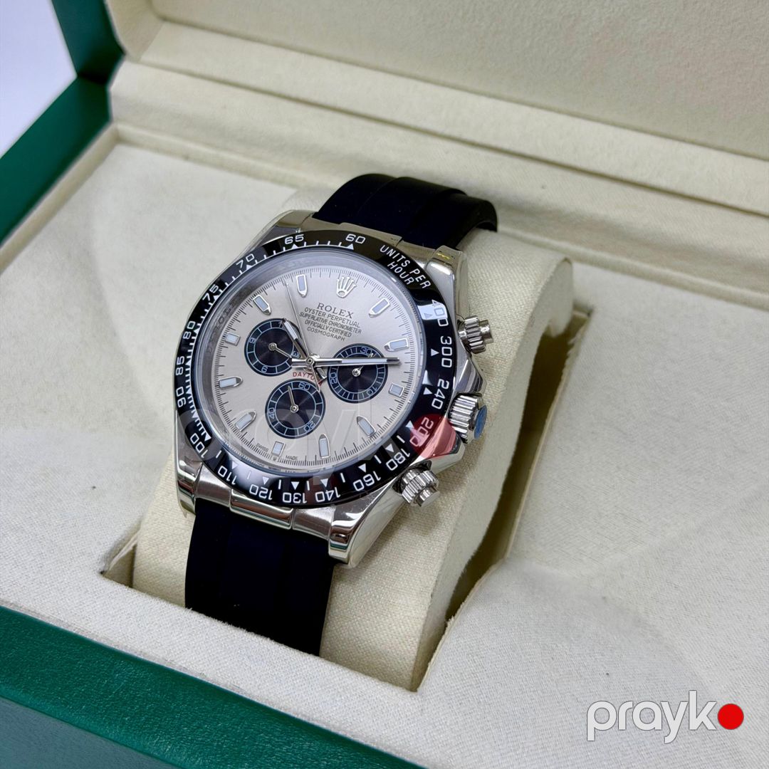 Qol saatı kişilər üçün No Brand Daytona RX_1909, qara/boz — Mallar, Bakı (2)