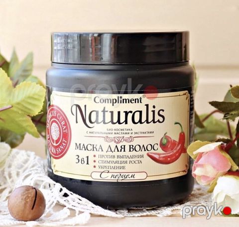 Saç maskası Compliment С перцем, 500 ml — Bakı