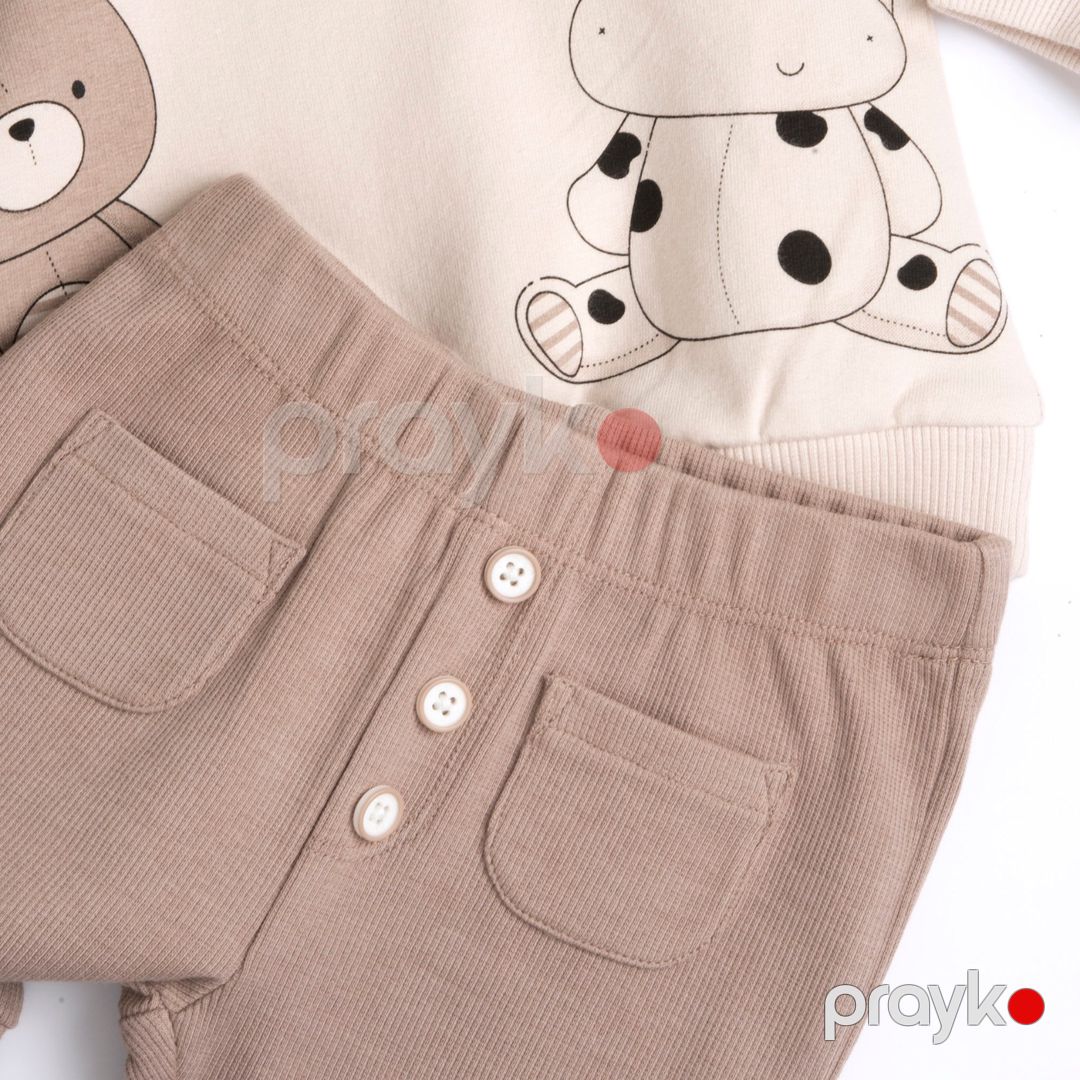 Oğlanlar üçün şalvarlı dəst Chicco 9102807000000-62, rəngbərəng, pambıq/elastan, ölçü 1 ay — Mallar, Bakı (3)