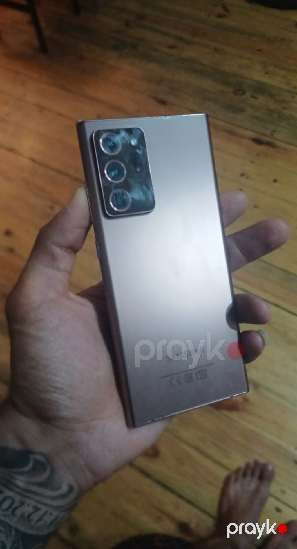 Samsung Galaxy Note 20 Ultra, 256 GB, rəng - Qəhvəyi, Barmaq izi — Samsung, Bakı (2)