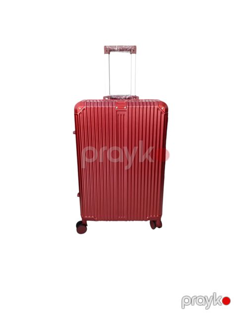 Çamadan RS_5639, polipropilen, qırmızı, 4 təkər, ölçü S — Bakı