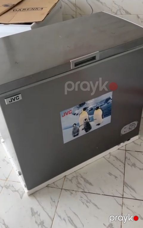 200 litirlik jvc firmasi - Üstdən açılan, boz/gümüş rəngli korpus — Xaçmaz
