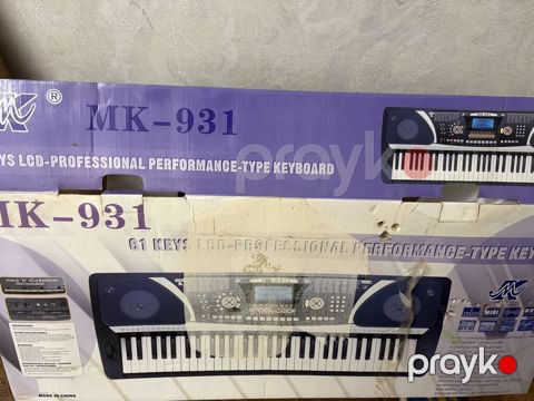 MK-931 elektron sintezator - 61 klavişli klaviatura - LCD ekranlı — Bakı