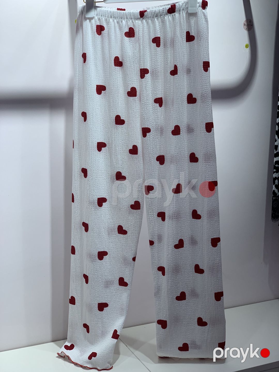 Şalvarlı pijama dəsti qadınlar üçün, ağ, poliester/viskoz/likra, olçü XXL — Mallar, Bakı (2)