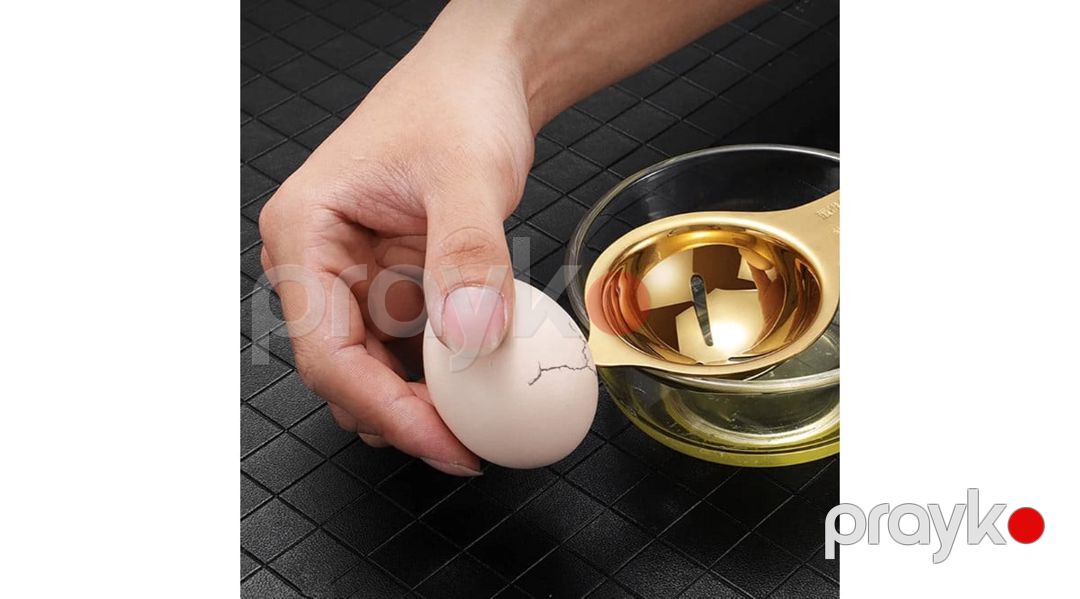 Mətbəx üçün vasitə Gold yumurta ayırıcı, paslanmaz metaldan hazırlanmış - OHMAB1-2-10-2 — Mallar, Bakı (2)