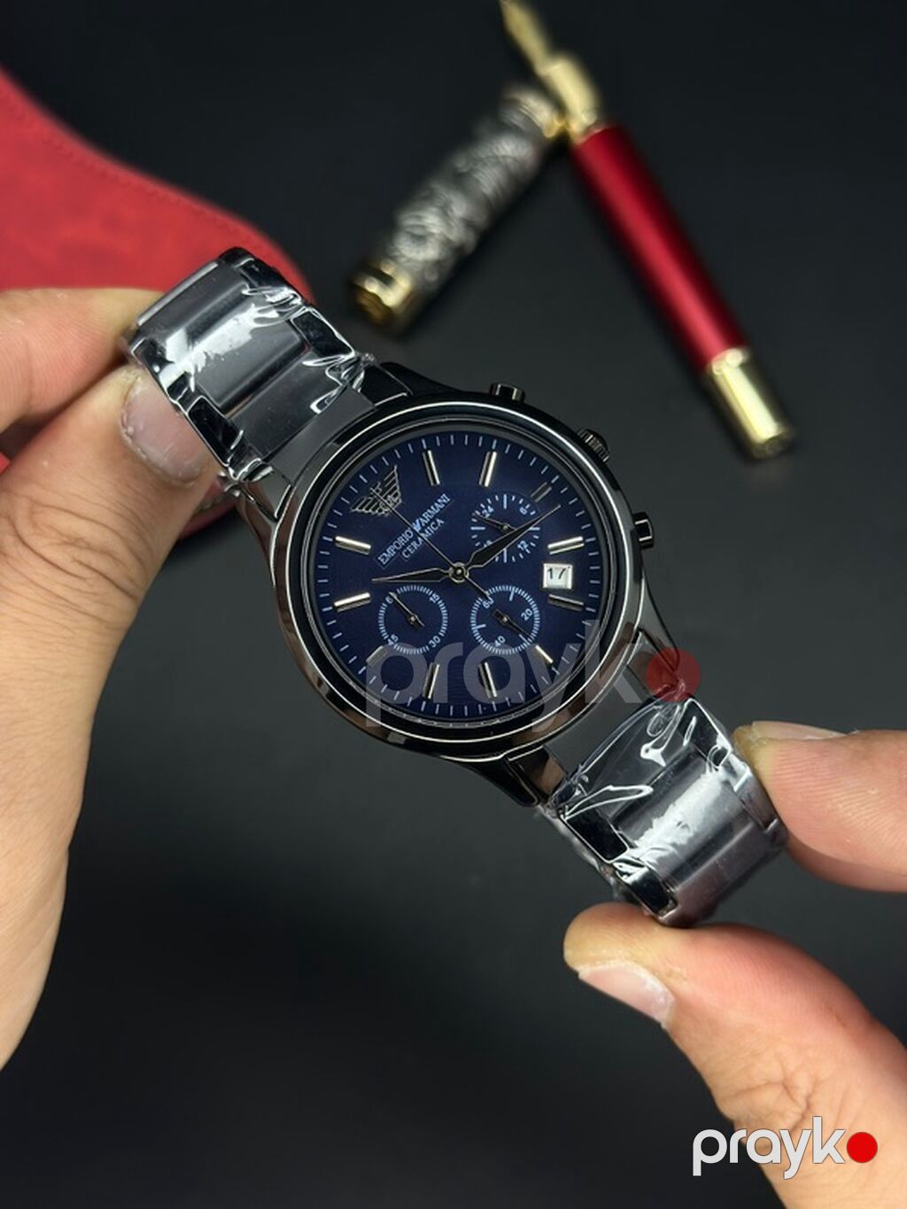 Yeni, Qol saatı, Emporio Armani, rəng - Qara — Qol saatları, Bakı (3)