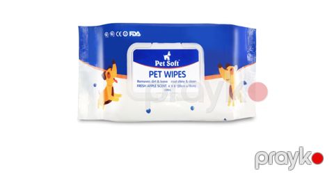 Gigiyenik nəm salfetlər Pet Wipes 80 ədəd — Bakı